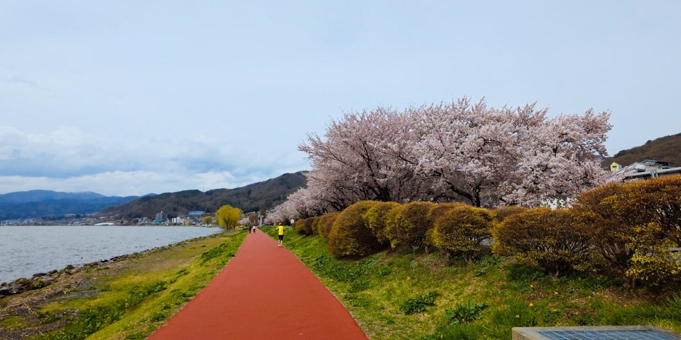 諏訪市湖畔公園